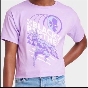 Black Panther Girls Tshirt Size XXL